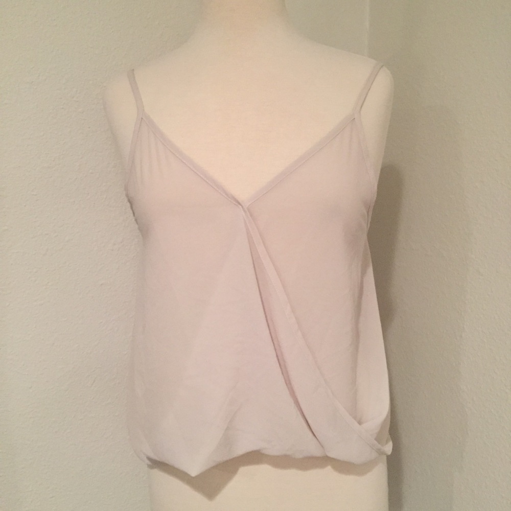 Nixon Asked Cash Blousy Draped Tank Off White Small